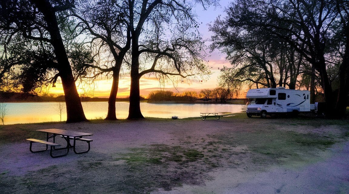 Camping at Oliver Reservoir State Recreation Area in Nebraska