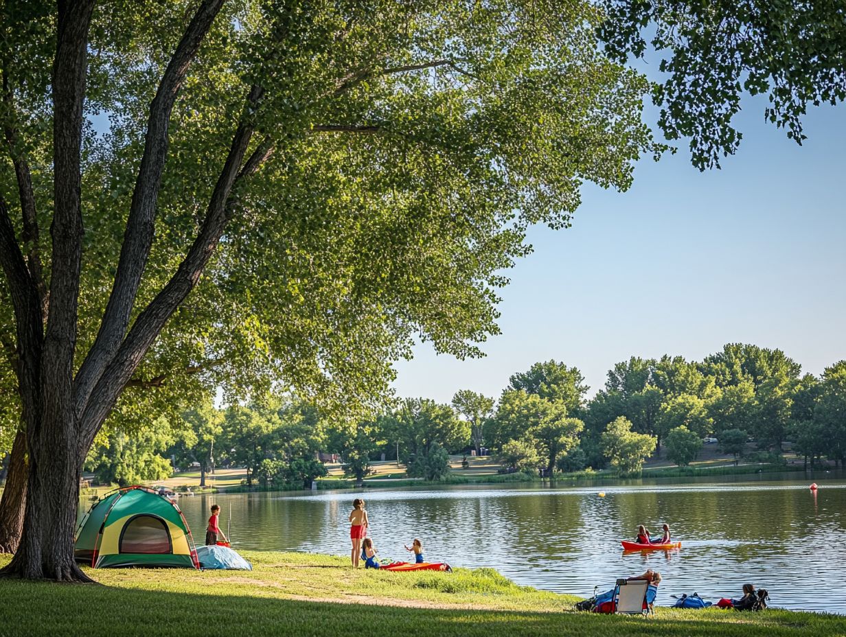 Amenities at Campsites