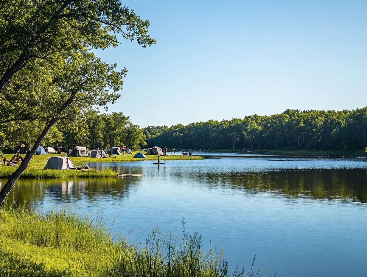 Activities at Bluestem State Recreation Area