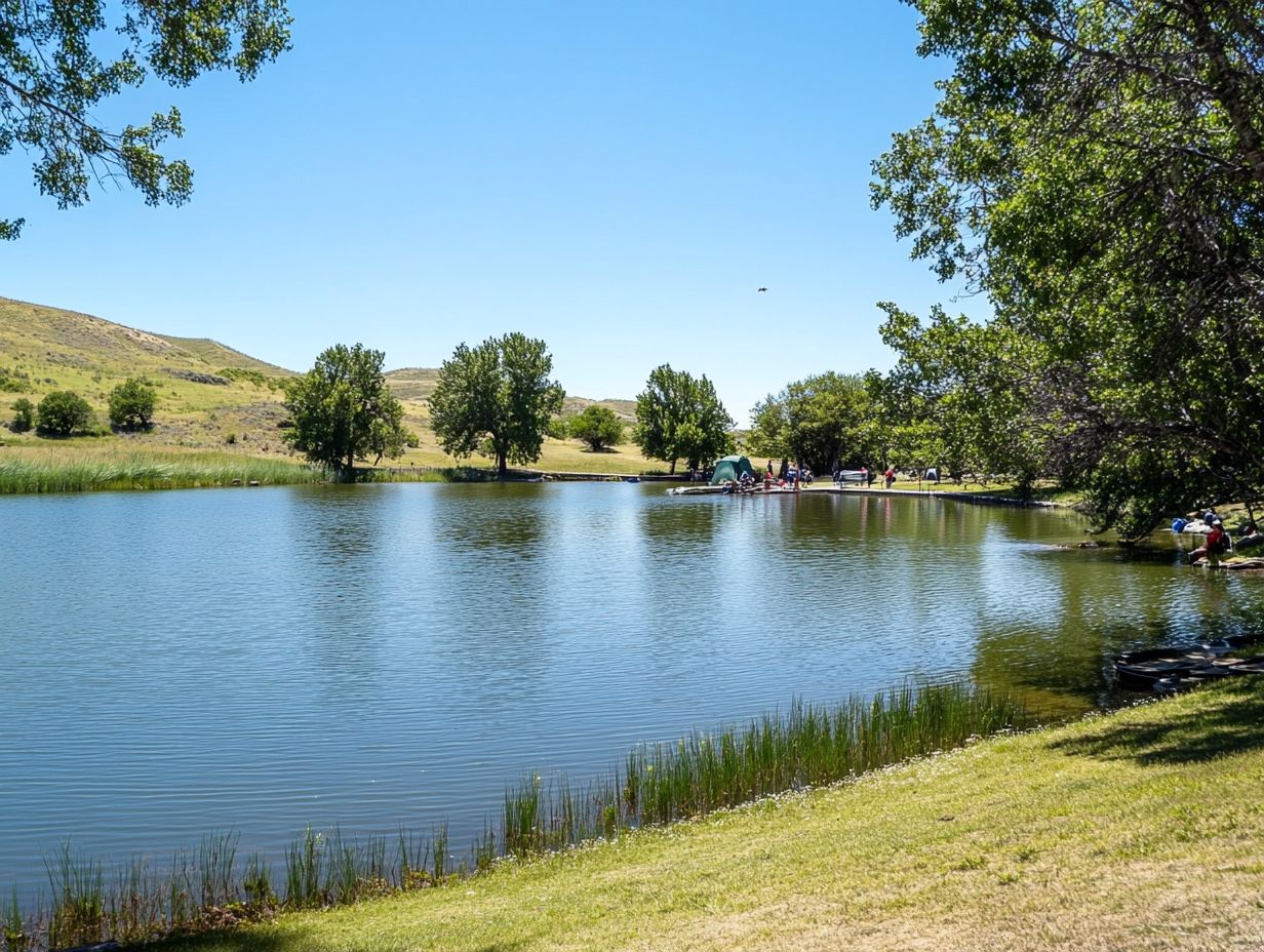 Camping at Willow Creek State Recreation Area