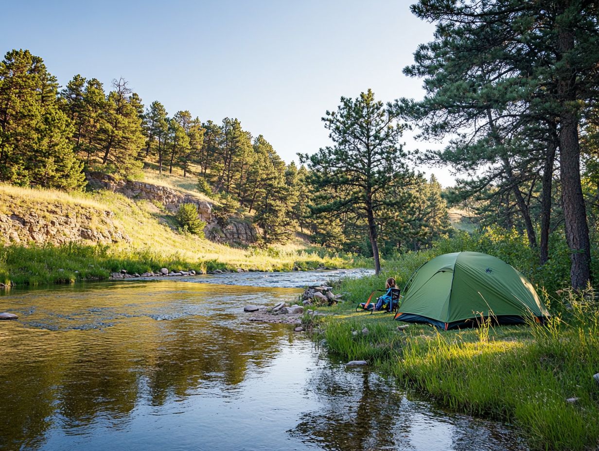 Amenities at Campsites