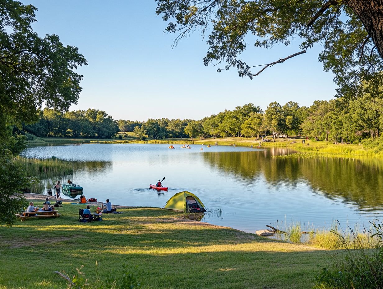 Activities at Memphis State Recreation Area