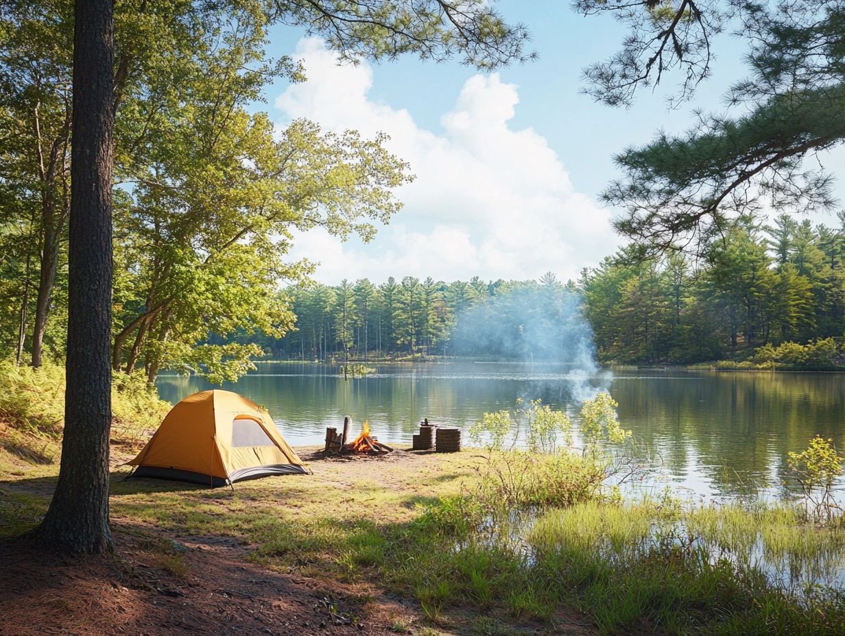 Types of Campsites Available