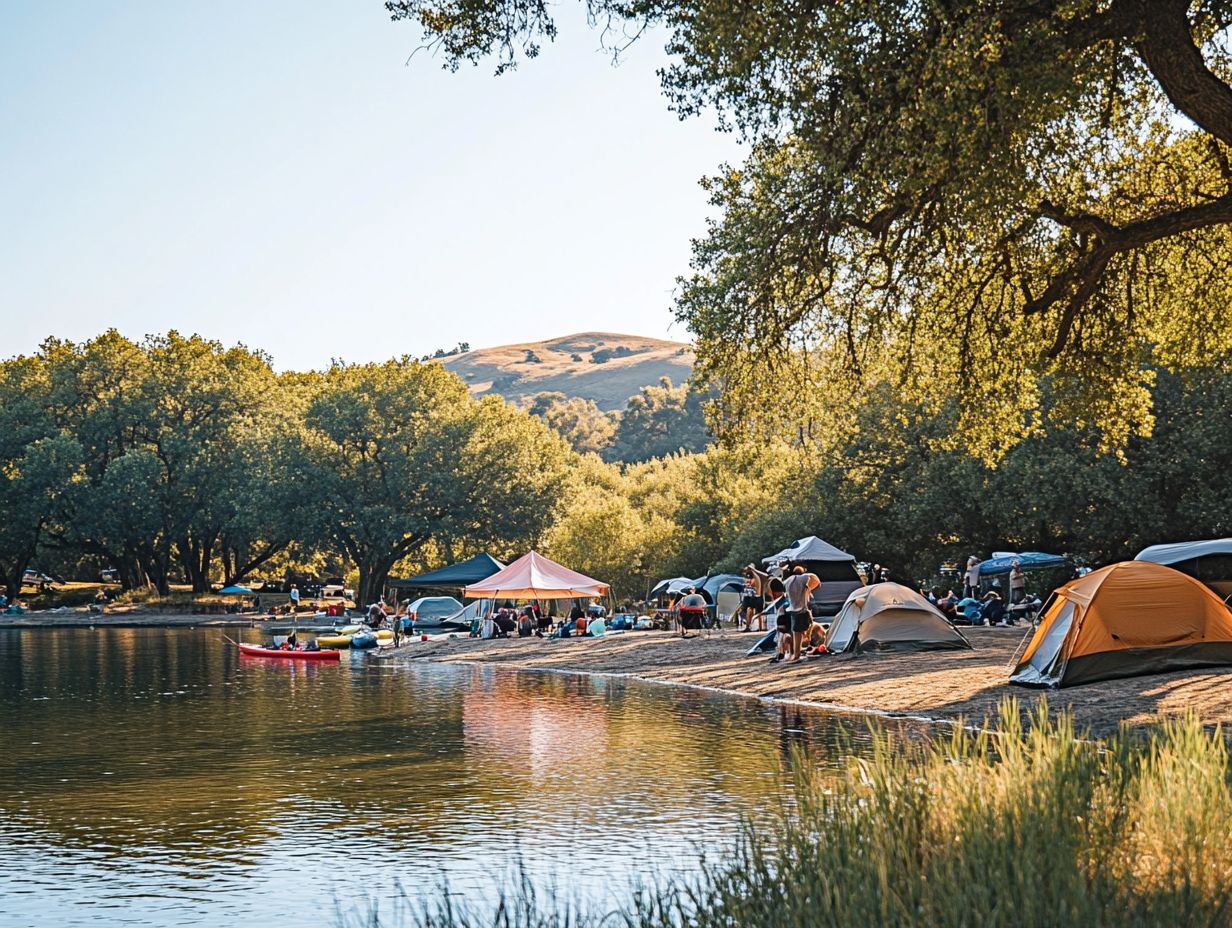 Activities at Cottonwood Lake State Recreation Area