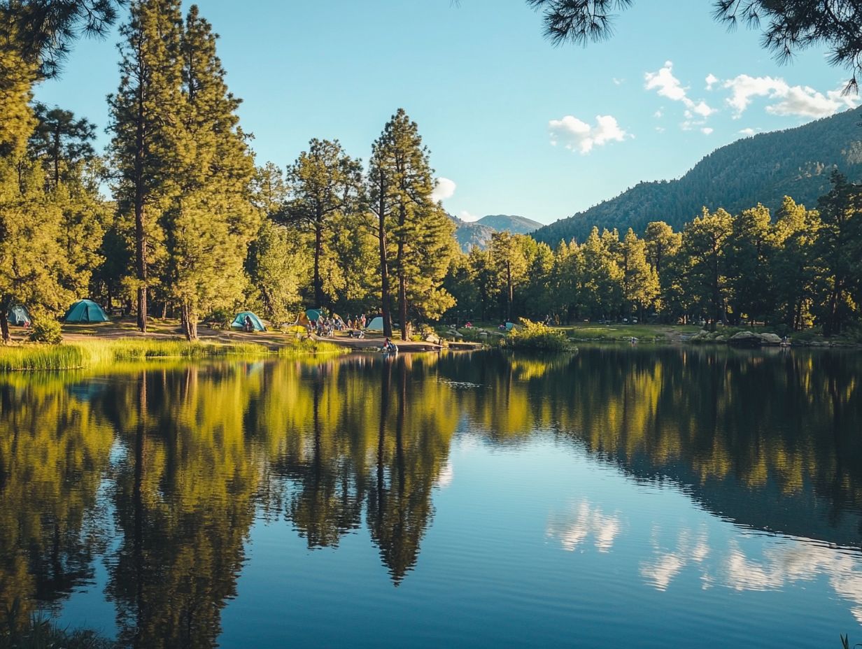 Camping at Stagecoach State Recreation Area