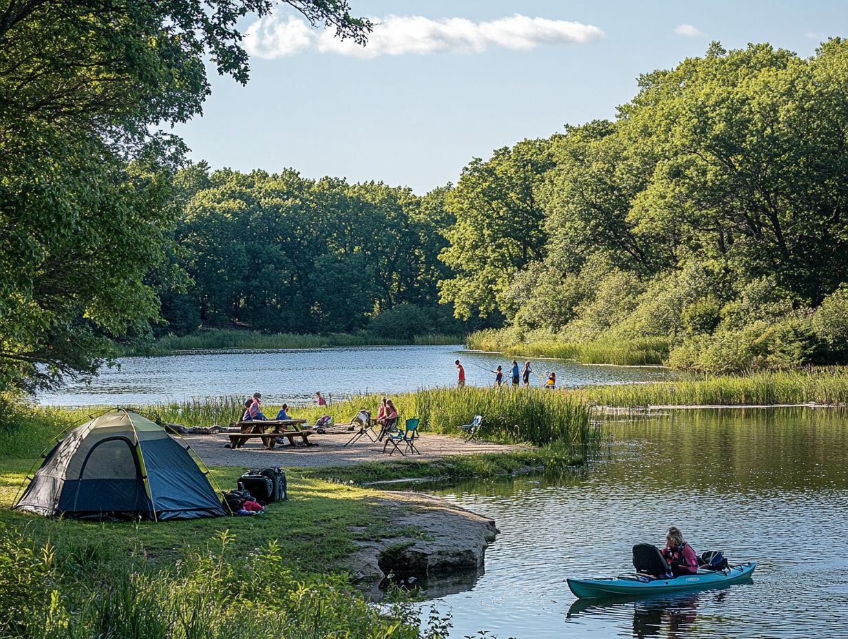 Camping at Walgren Lake